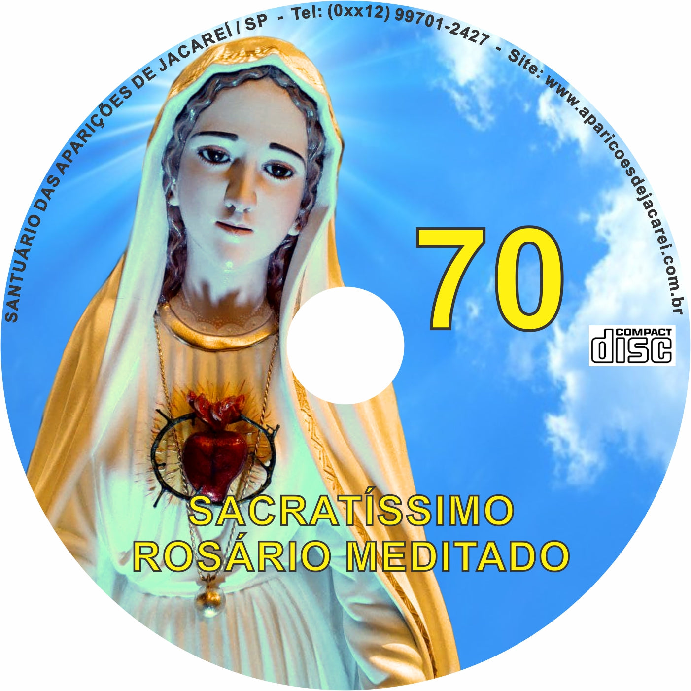 CD Rosário Meditado 070 CD Rosário Meditado 070